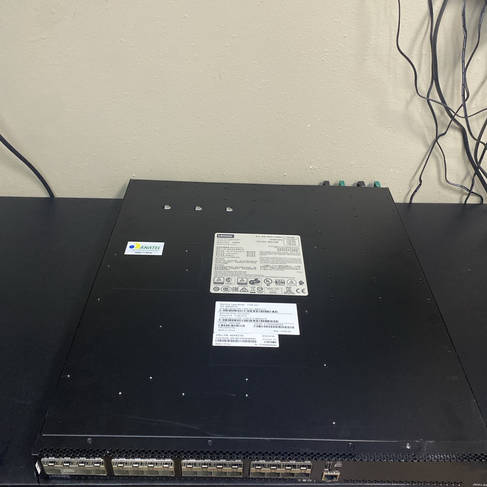 Lenovo ThinkSystem NE1032 RackSwitch MTM 7159-HD1 32-Port 10GbE Switch