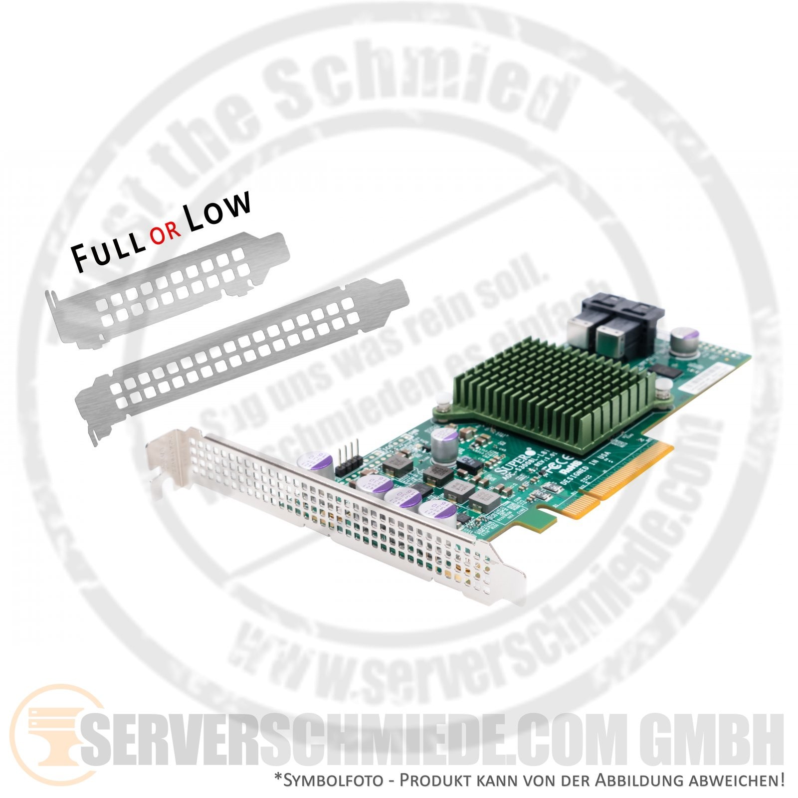 Supermicro AOC-S3008L-L8i PCIe x8 2x SFF-8643 8-Port 12G SAS HDD SSD Storage Con