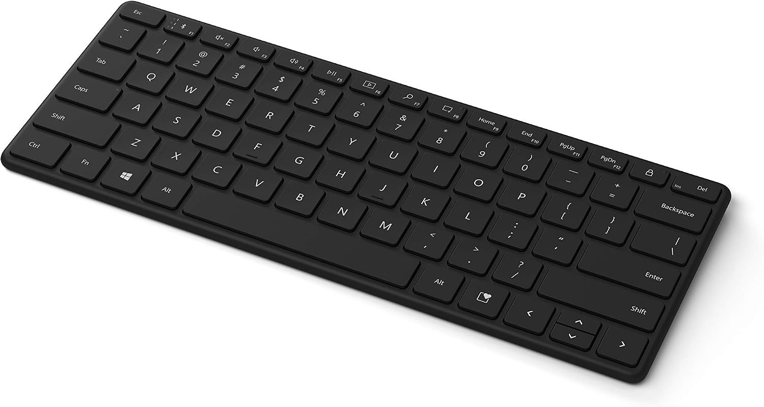 Microsoft Designer Compact Keyboard - Matte - Black (21Y-00001)