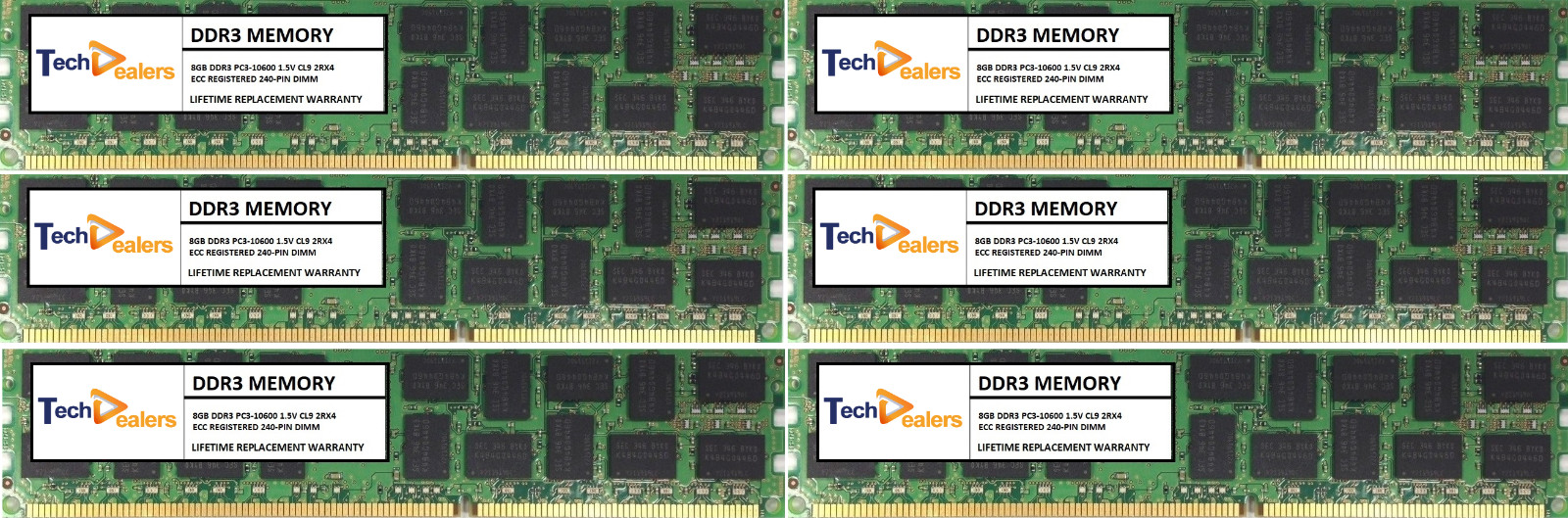 48GB 6X 8GB DDR31333 PC310600 Memory RAM for APPLE MAC PRO 51 Westmere G1N