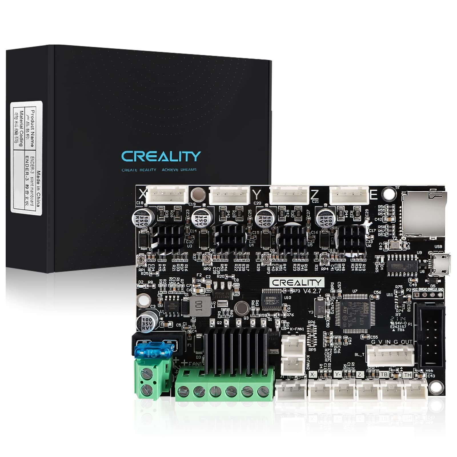 Creality Ender 3 Silent Motherboard V4.2.7 with TMC2225 Driver  3d Printer Part