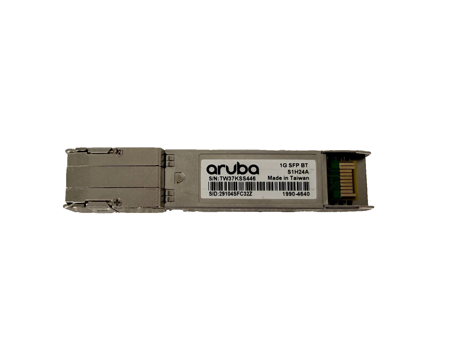 HPE Aruba Networking 9240 1G SFP RJ45 T 100m Cat5e  XCVR Transceiver S1H24A