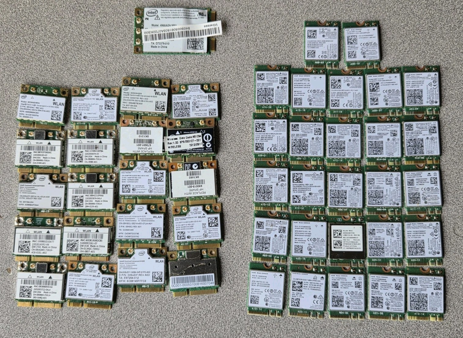 Mixed Wifi Cards *Lot Of 48*