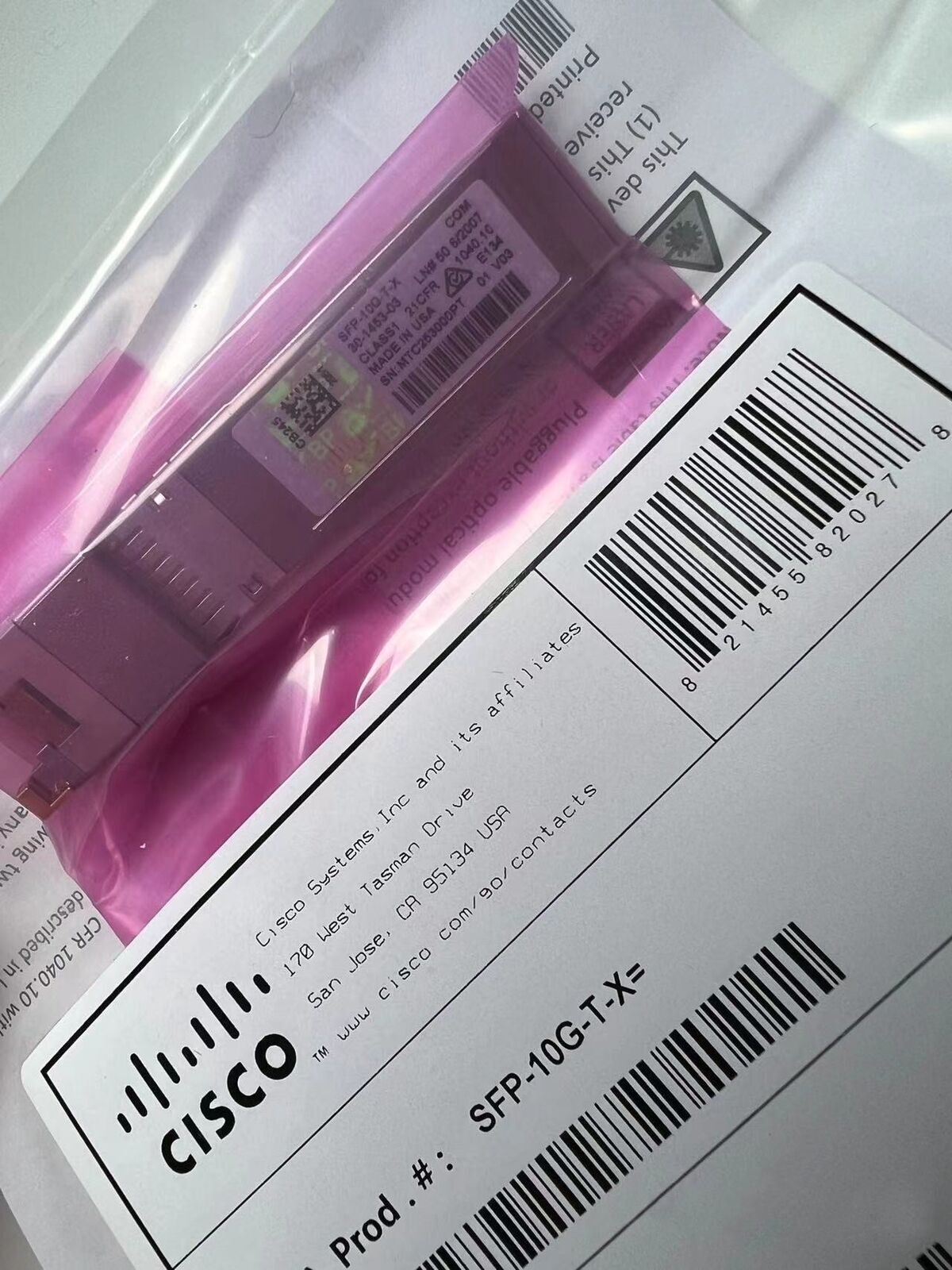 1PC New FOR Cisco SFP-10G-T-X 10 Gigabit optical power conversion module