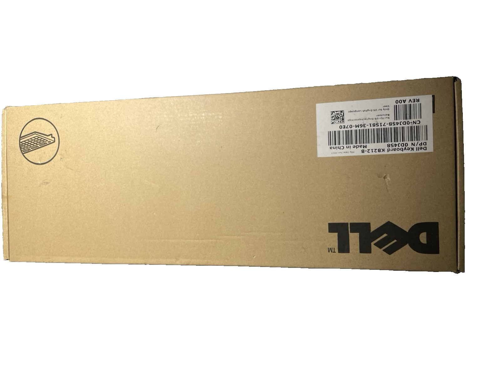 Dell KB212-B Standard Wired Computer Keyboard 0D9438 CN-0D9438-71581-36M-0720