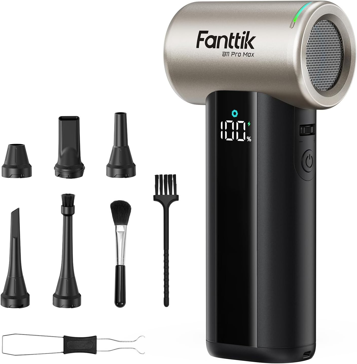 Fanttik B11 Pro Max Electric Air Duster with Powerbank Function (Black) 150000RP