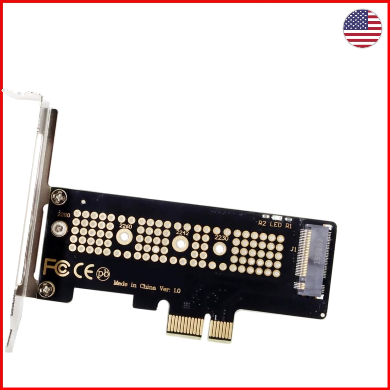 Compact PCI-E 3.0 to M.2 NGFF Adapter for Upgrading SSD Storage Solutions