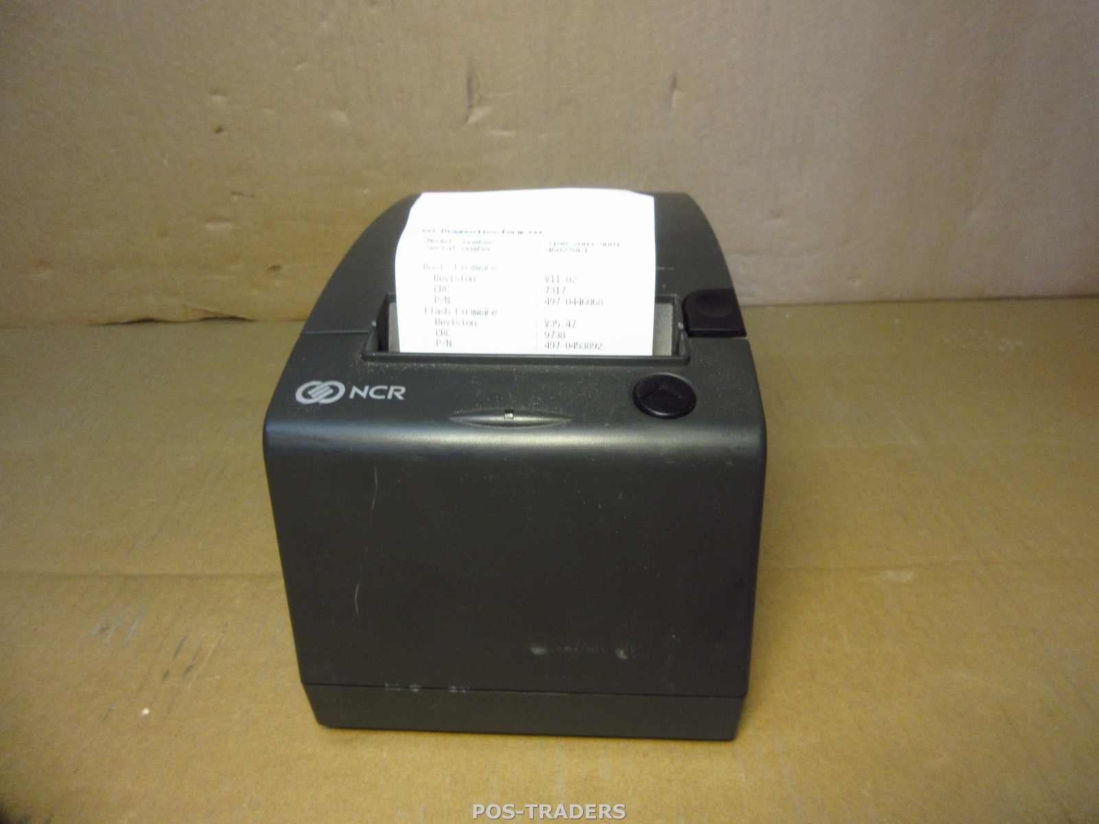 NCR RealPOS 7198 USB Two-Sided Thermal 80mm Ticket Receipt Printer TESTED OK +PS