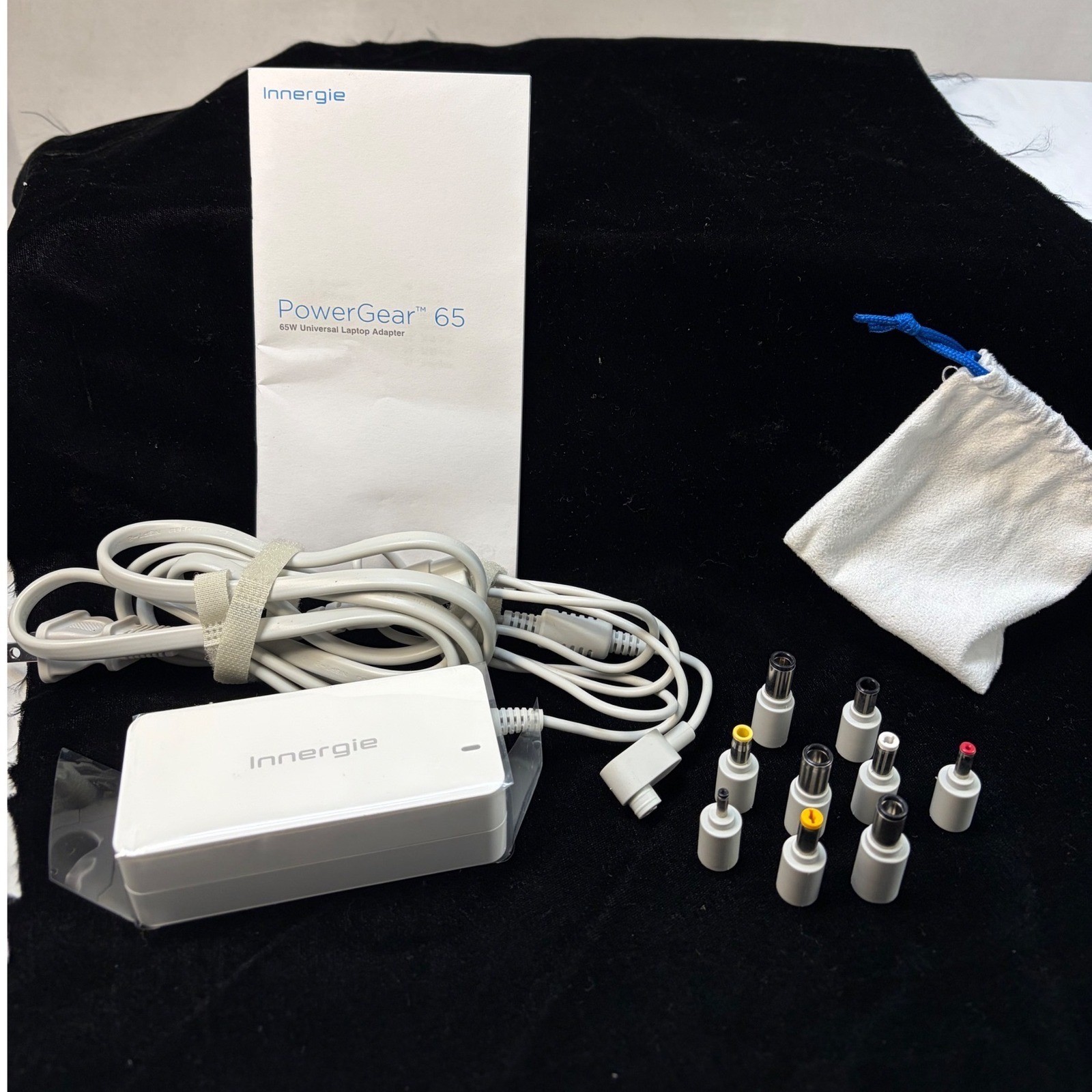 Universal Laptop Adapter 65W White ADP-65WH AB with Tips Innergie PowerGear 65