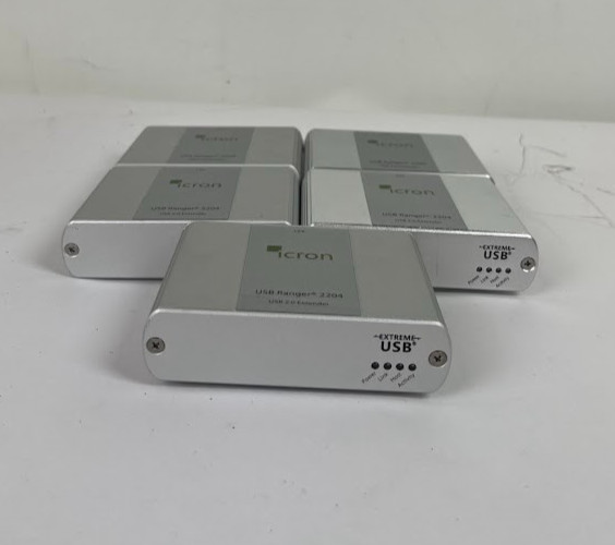 Icron USB 2.0 Ranger 2204 4-Port Cat5 Cat5e Extender System LEX REX ExtremeUSB