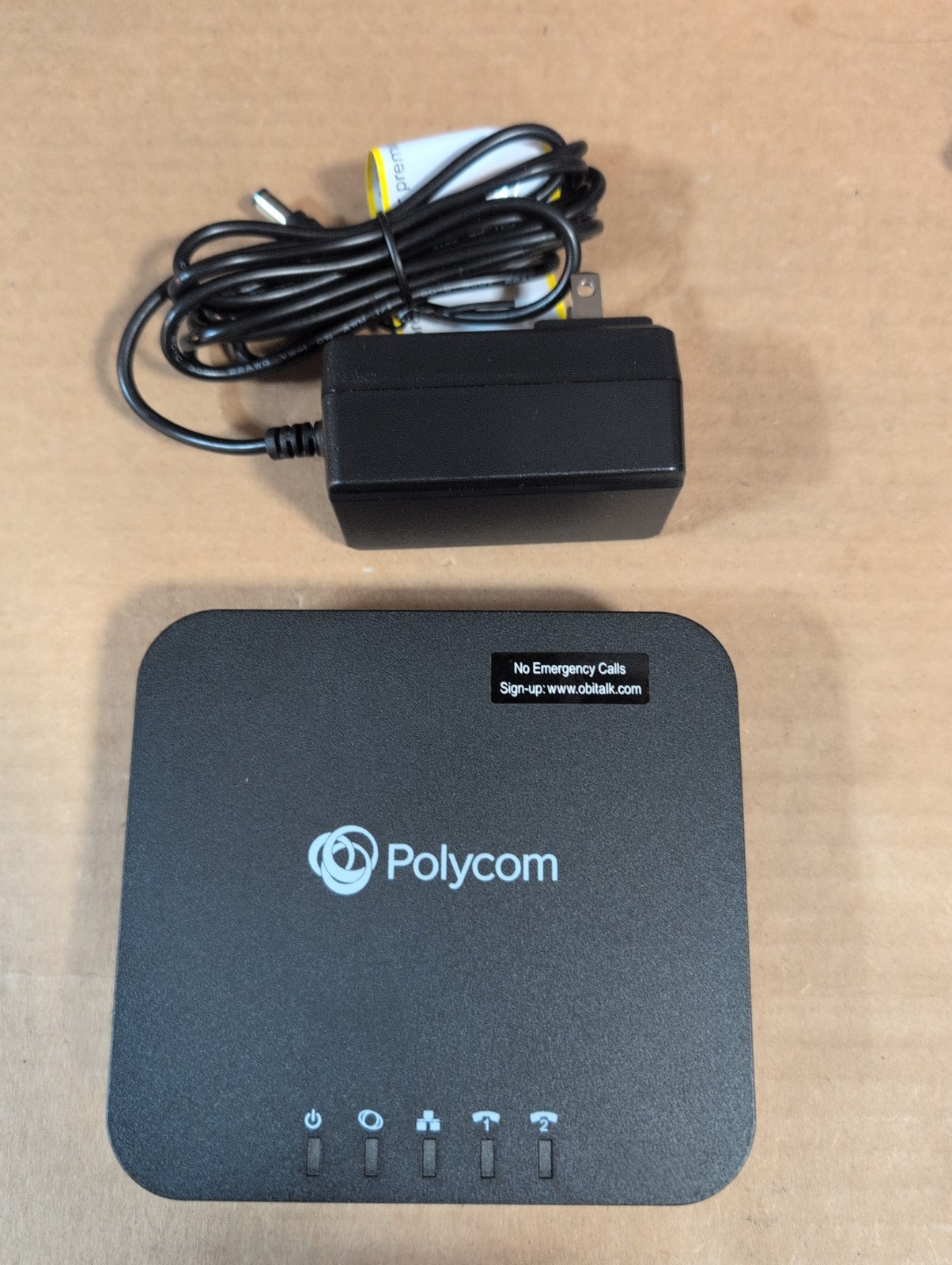 Polycom OBi302 2-Port VoIP Phone Adapter Router Tested Working #36
