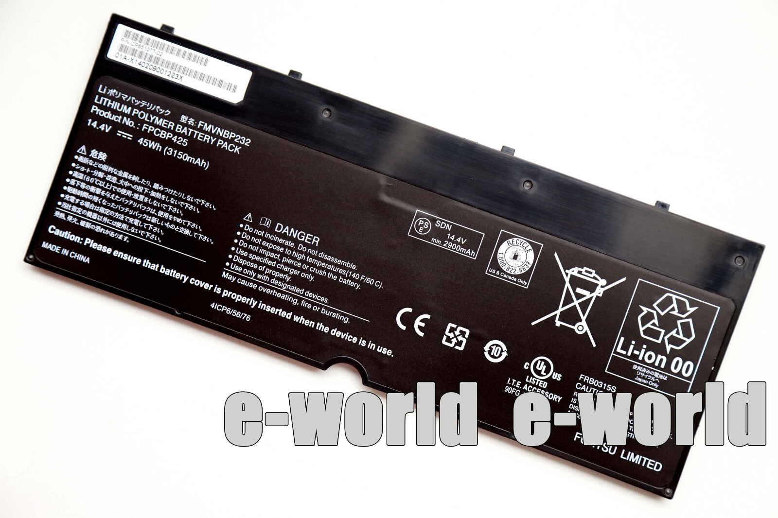 New Genuine FMVNBP232 FPCBP425 Battery for Fujitsu LifeBook T904 T935 T936 U745 