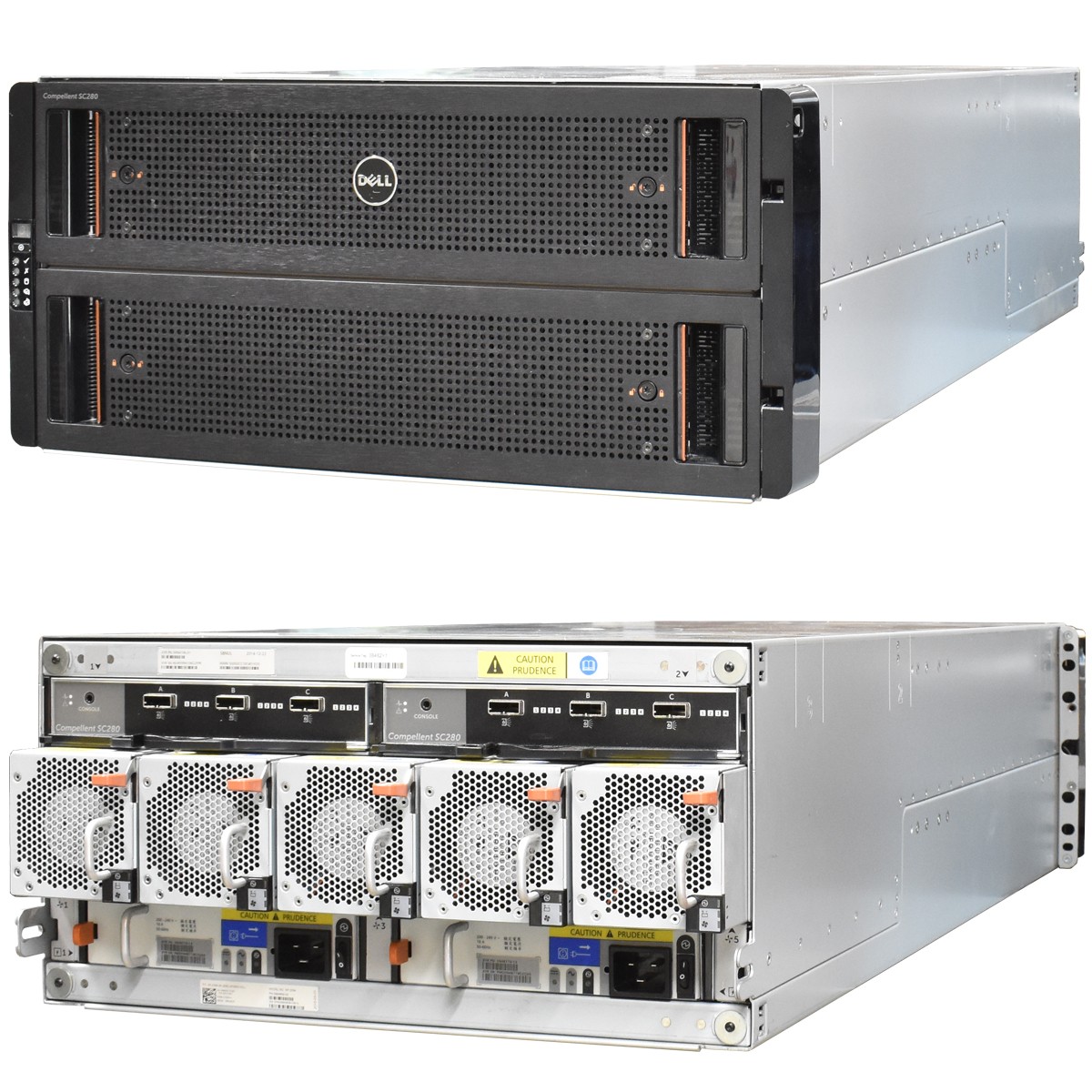 Dell Compellent SC280 2x SAS 6G Controller 0RYG5C 84x Bay LFF 3.5" 2x PSU 5U