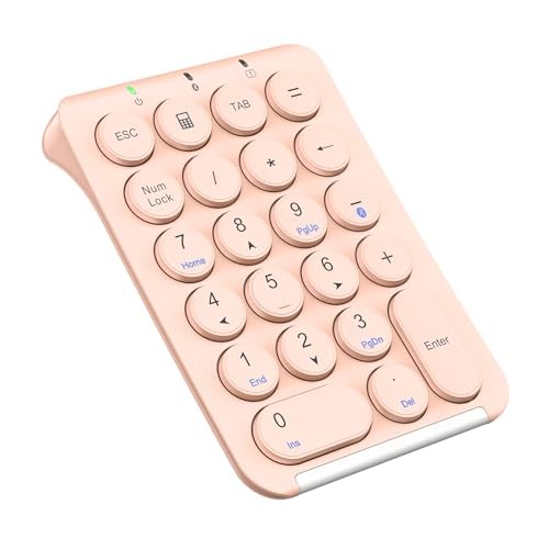 iClever Numeric Keypad Bluetooth Wireless Number Keyboard Spanner Type Type-c