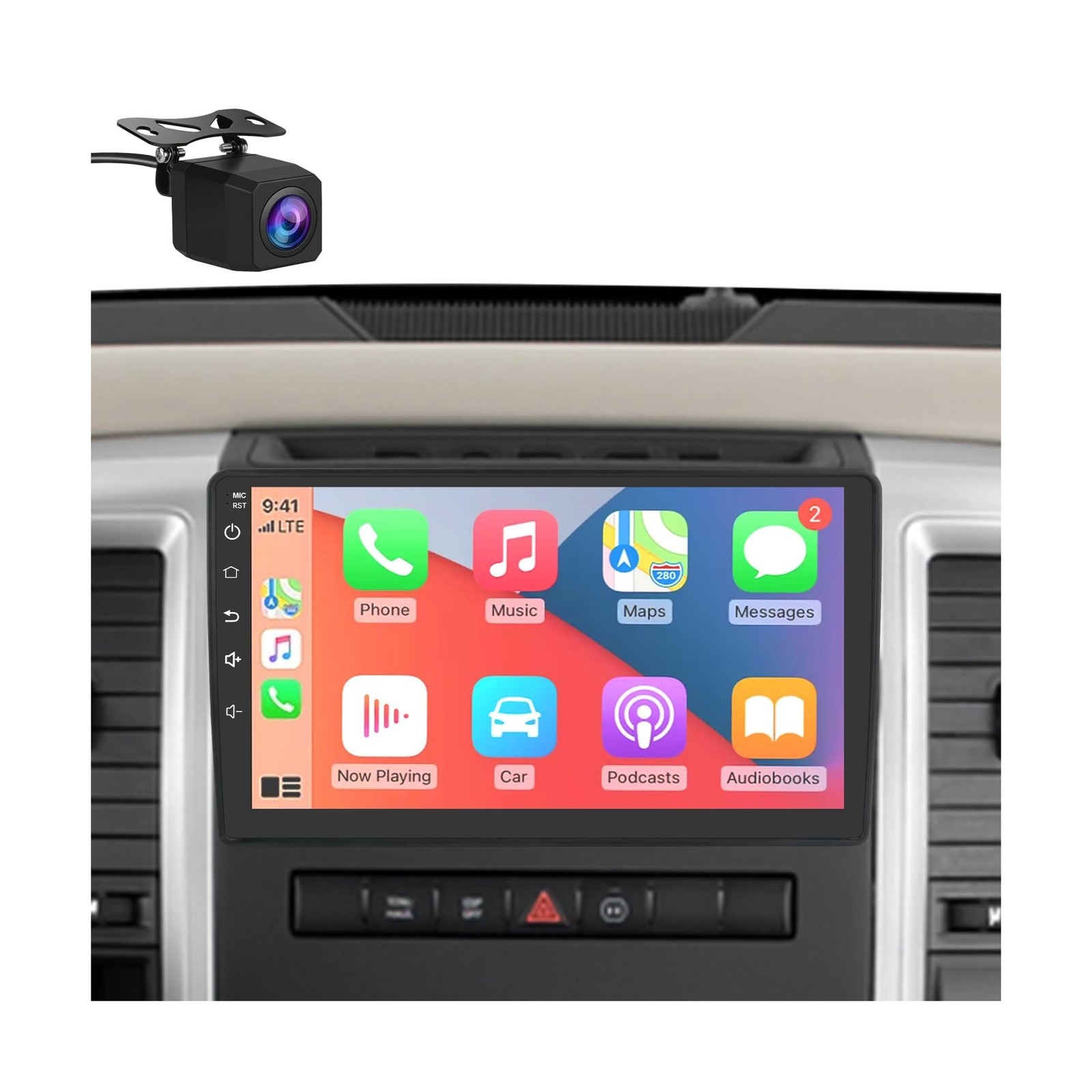 Junsun 8Core 64GB Car Radio Stereo for Dodge Ram 2009-2012 Jeep Wrangler JK 2...