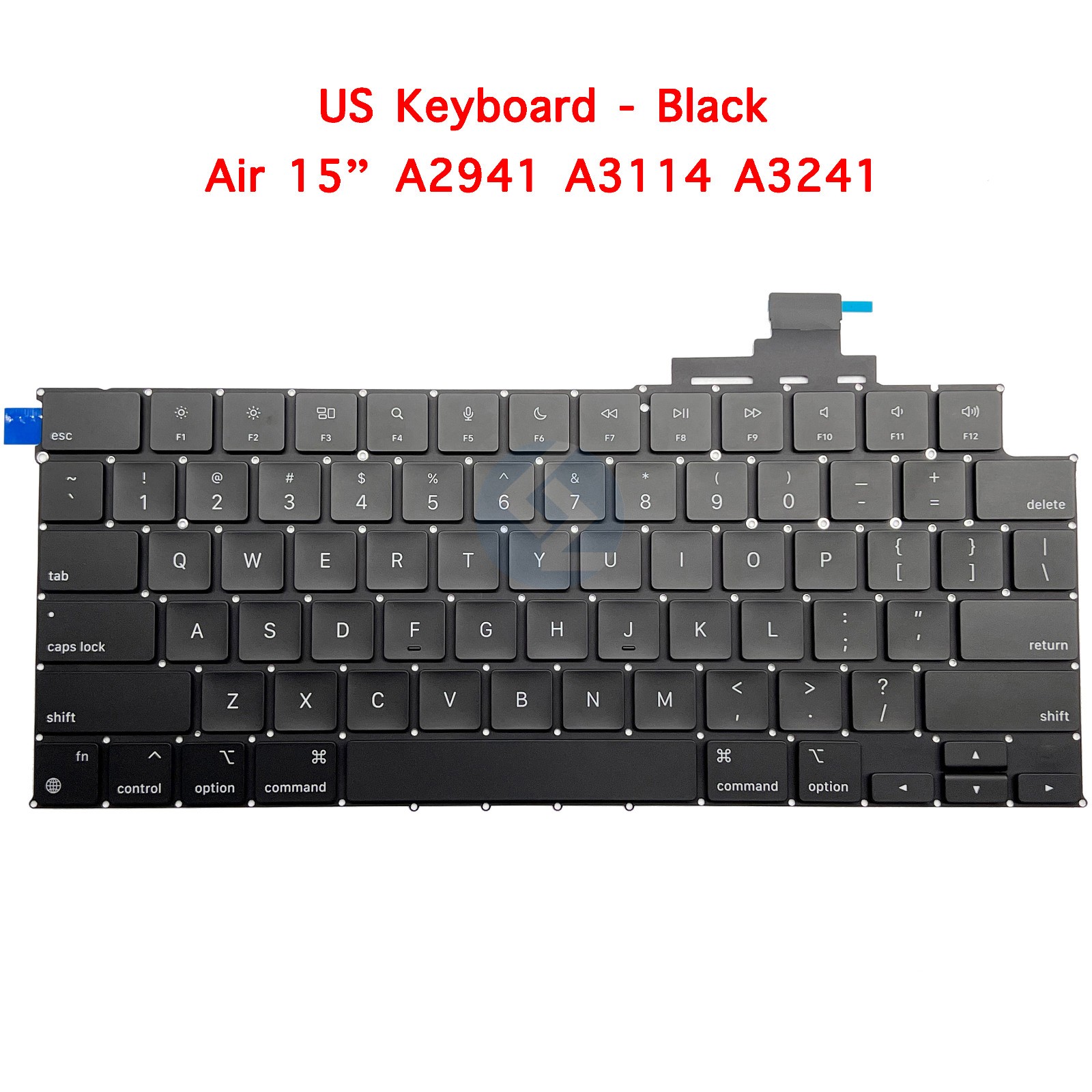 NEW US Black Keyboard for MacBook Air 15" A2941 2023 A3114 2024 A3241 2025