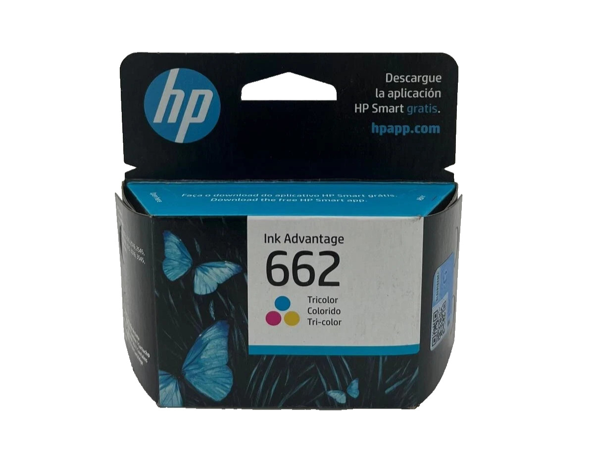 New HP 662 Tri-Color Ink Cartridge CZ104AL  AUG 2025