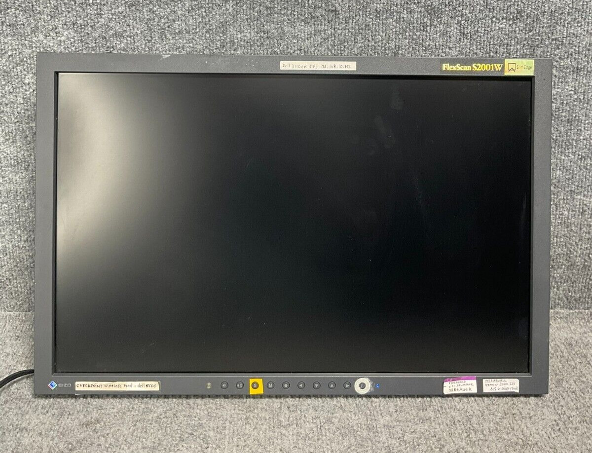 Eizo FlexScan S2001W 20.1&amp;amp;quot; LCD Monitor 1680x1050 Used