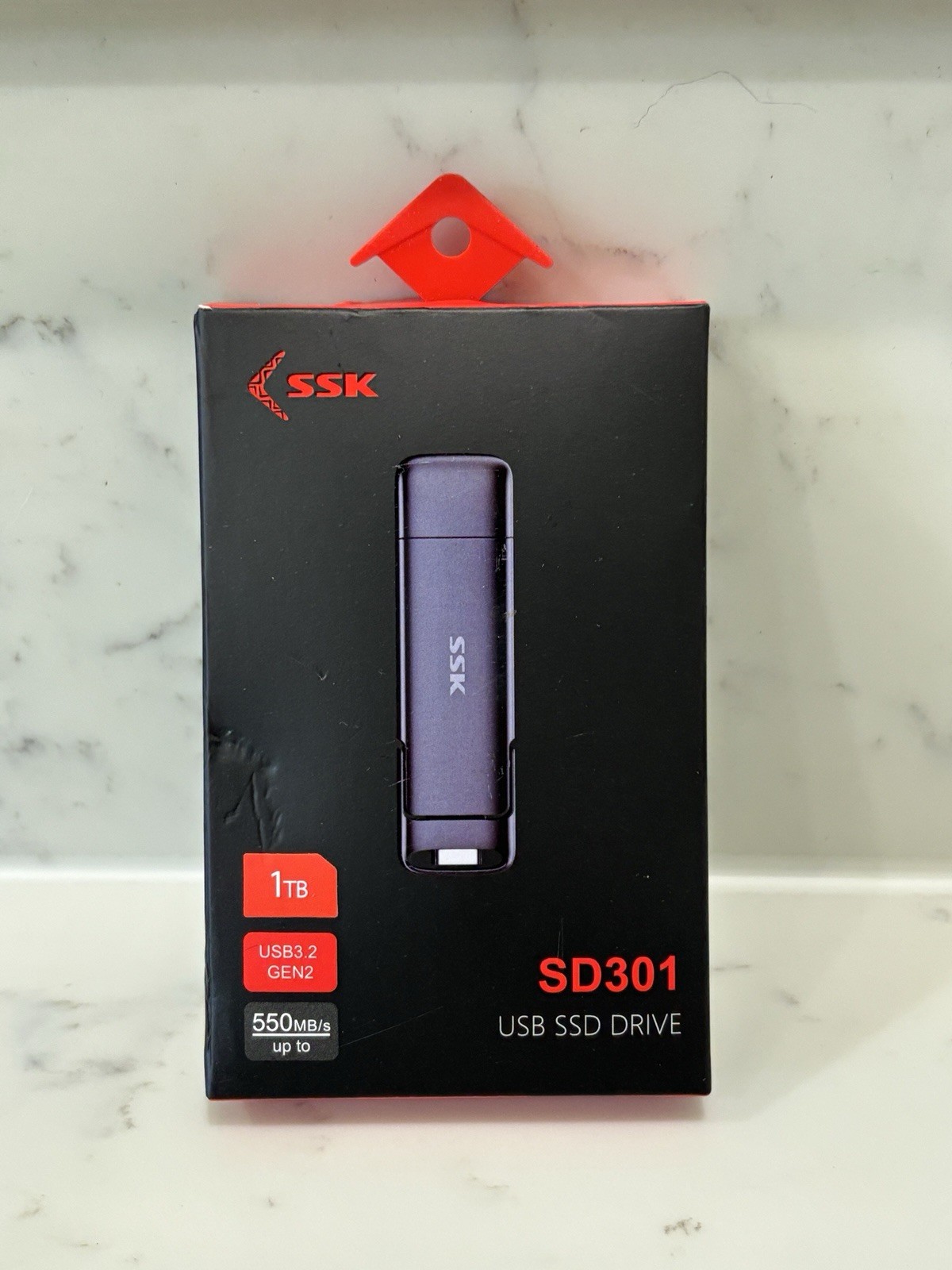 SSK USB SSD DRIVE SD301 1TB USB 3.2 GEN2 NEW IN BOX