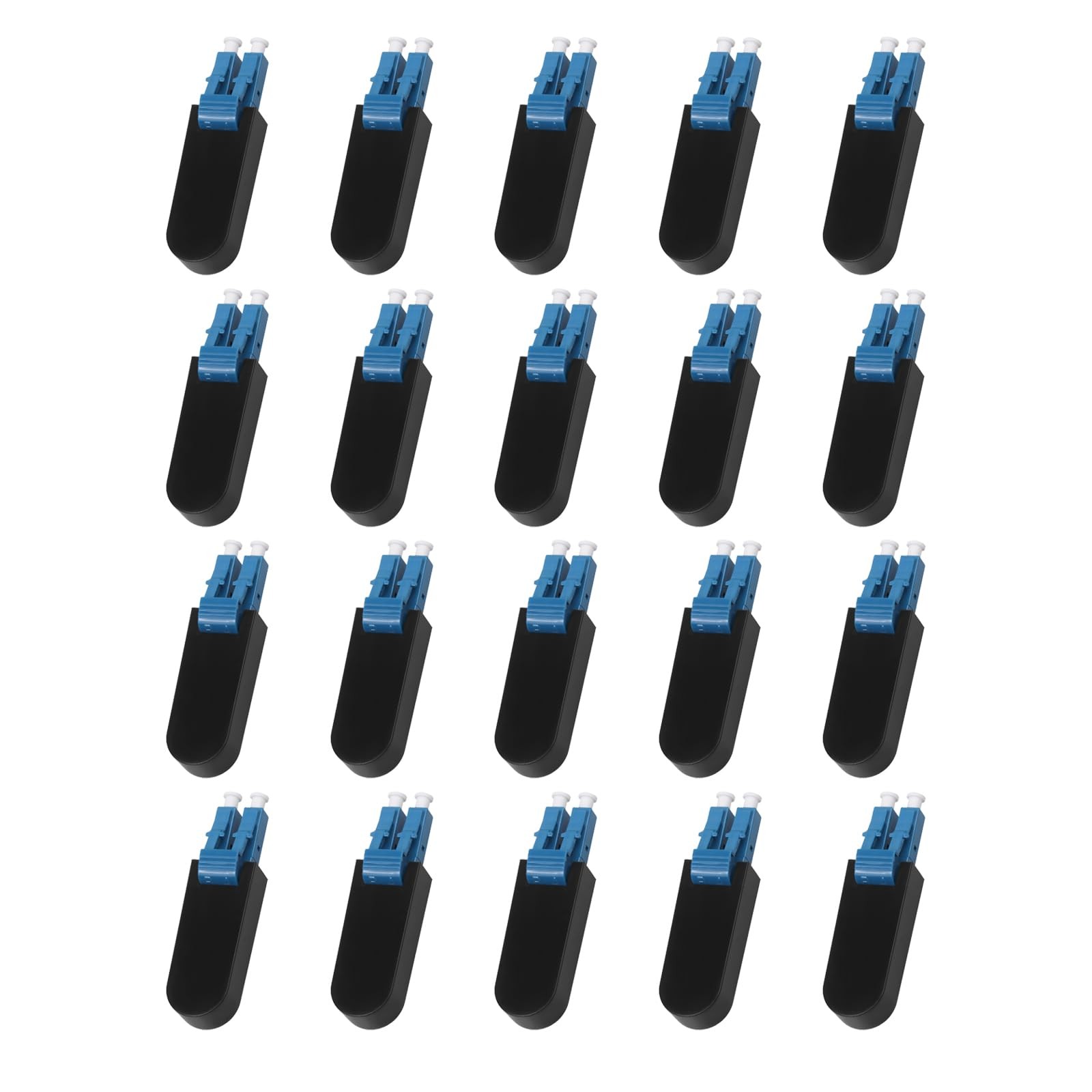 fyboptwu 20pc LC/UPC Singlemode Fiber Loopback Adapter OS2 9/125