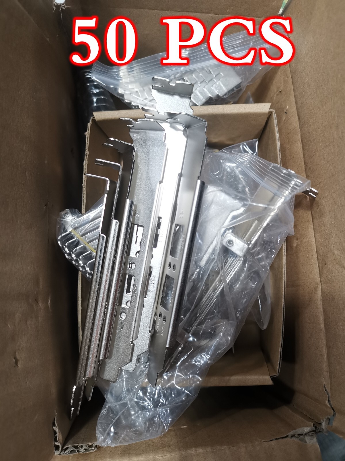 50PCS Full High Bracket for Supermicro AOC-STGN-i2S 1.0 2.0
