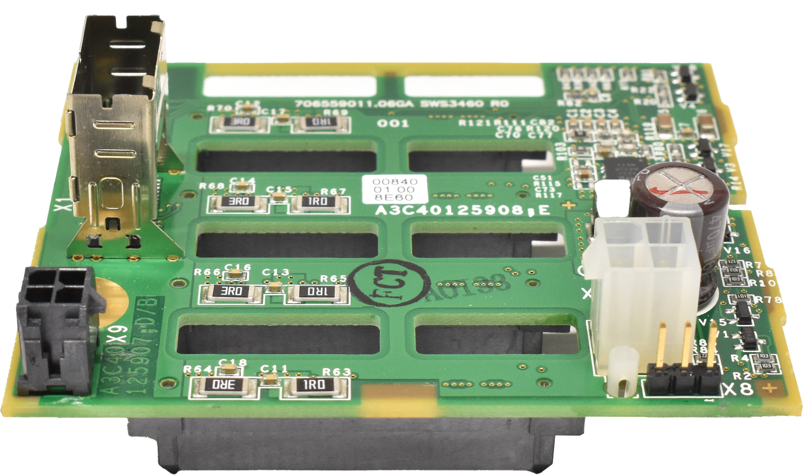 Fujitsu A3C40125908 4x2.5" SAS Backplane Primergy RX 3000 S7 S8