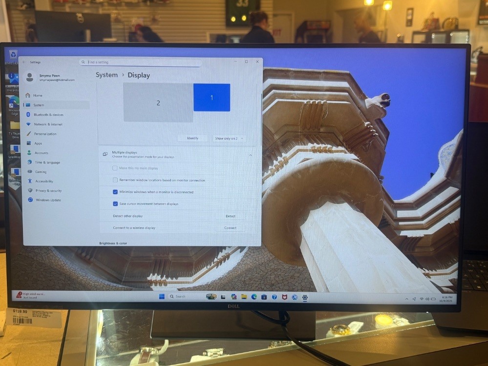 Dell Dell Pro P2726H 27" Monitor w/ original box SPB JDW (372826)
