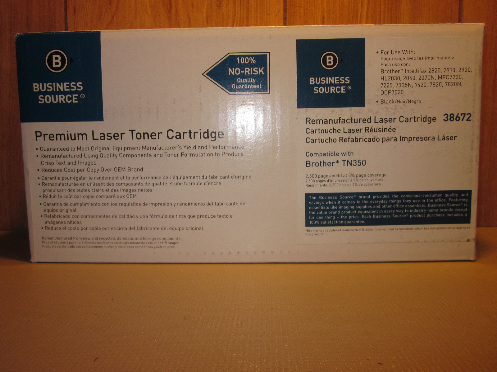 Business Source 38672 Black LaserJet Toner Cartridge Compatible w/ Brother TN350