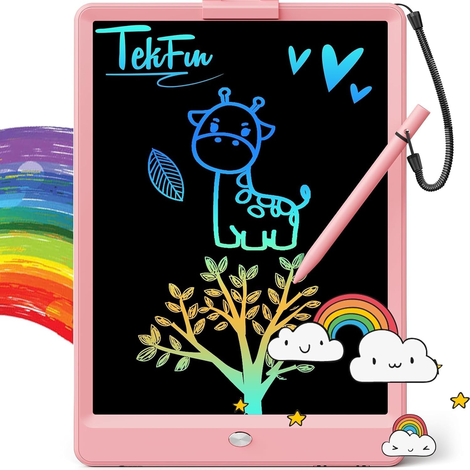 10" LCD Writing Tablet for Kids - Mess-Free Doodle Board, Travel Toy, Gift for A