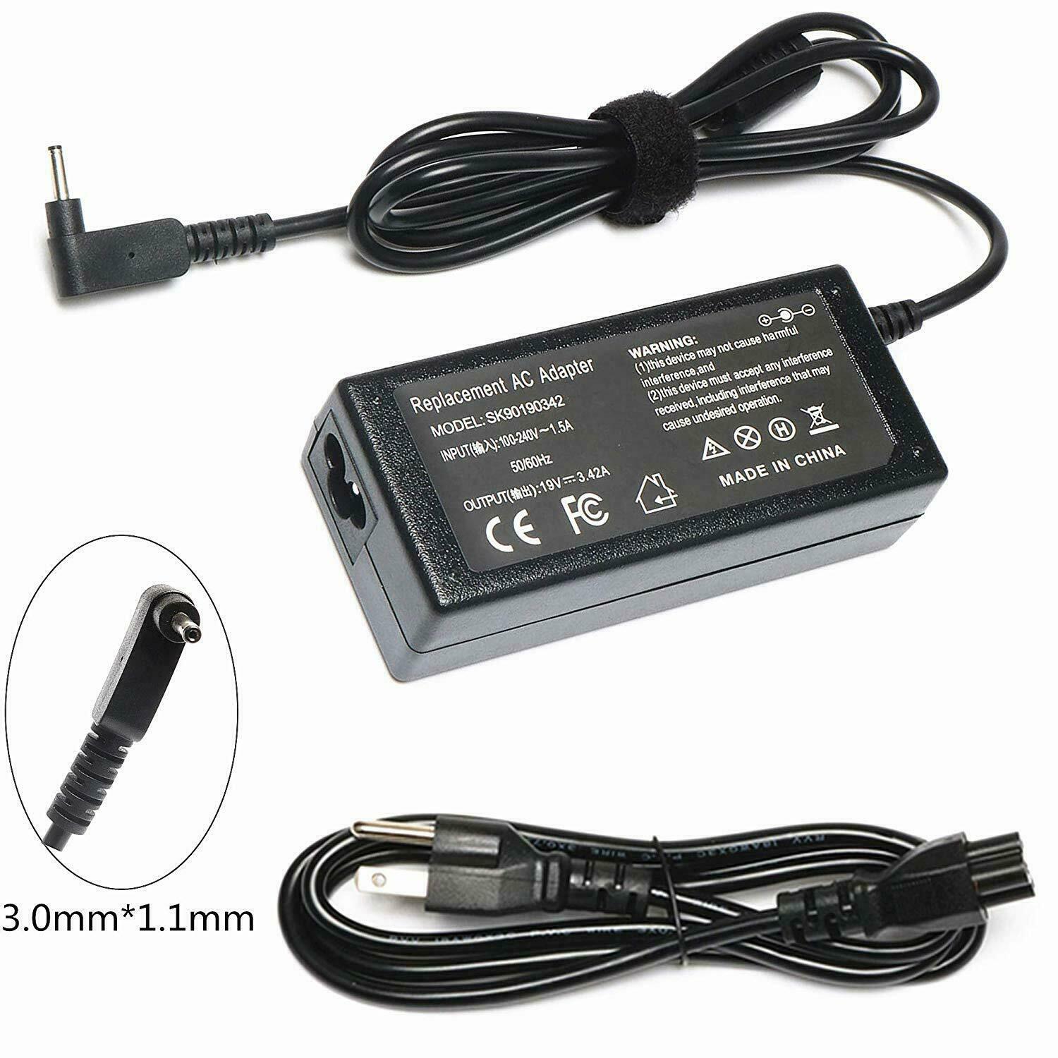 65W AC Power Adapter Charger for Acer Swift 1 14" SF114-32-P2PK SF314 SF315-52