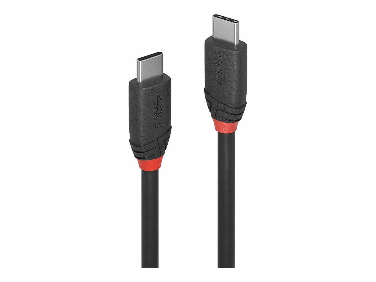 Lindy USB 3.1 Type C Cable 3A Black Line Digital Cable/Data m USB 3.0 36906