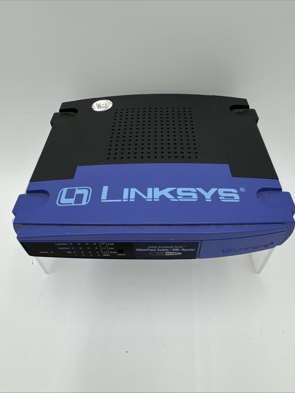 Linksys BEFSR41 EtherFast Cable DSL Router 4-Port 10/100 Switch Blue Black