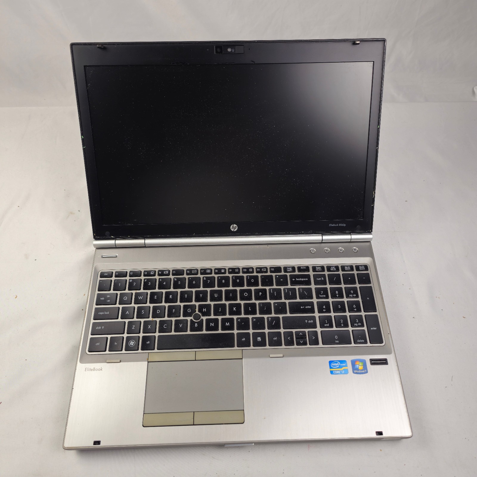 HP EliteBook 8560p 15.6" Intel Core i7 Win 7 Pro H3B52UP#ABA Untested PARTS ONLY