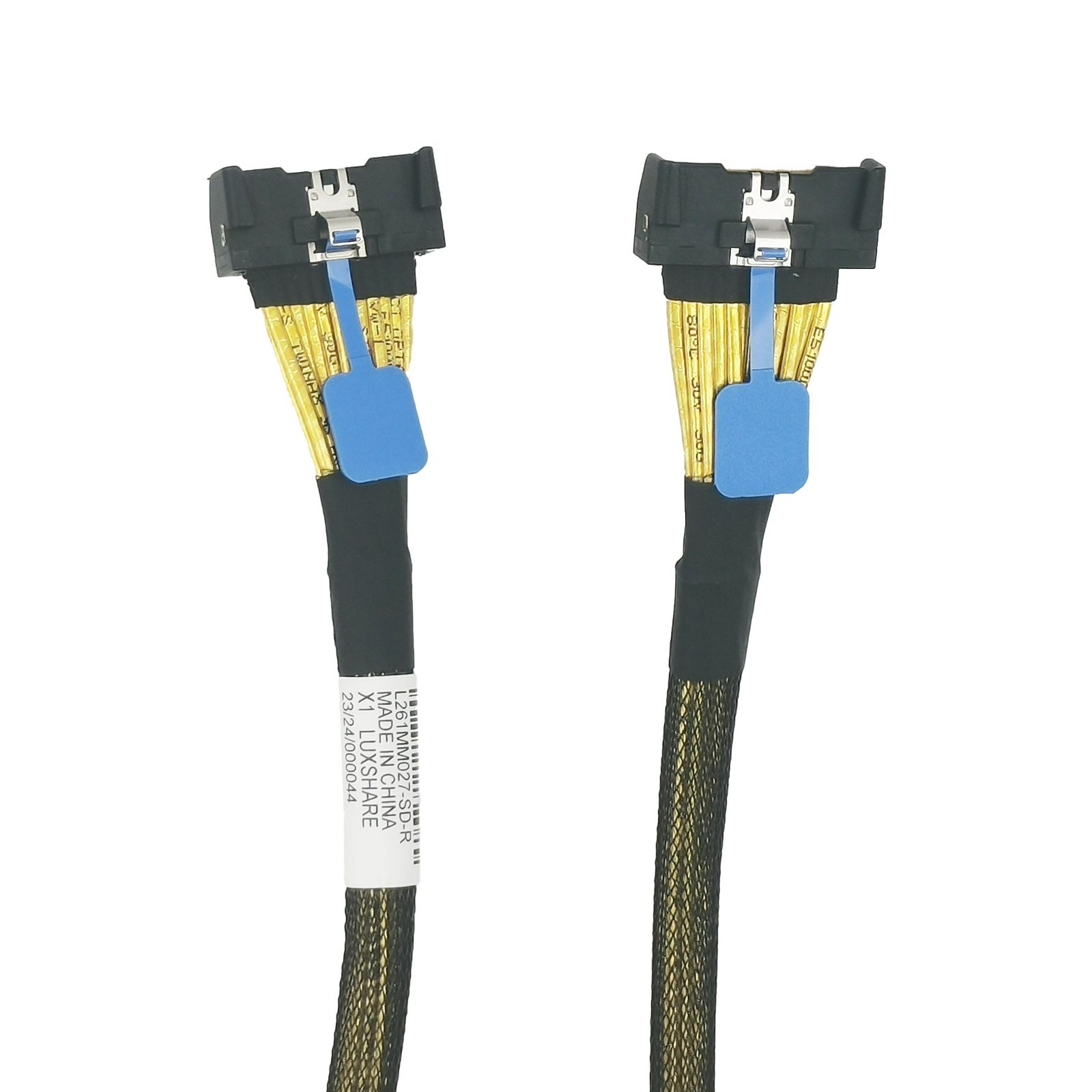 MCIO 8i to MCIO 8i  Cable  L= 0.5m PCIe5.0 Cable