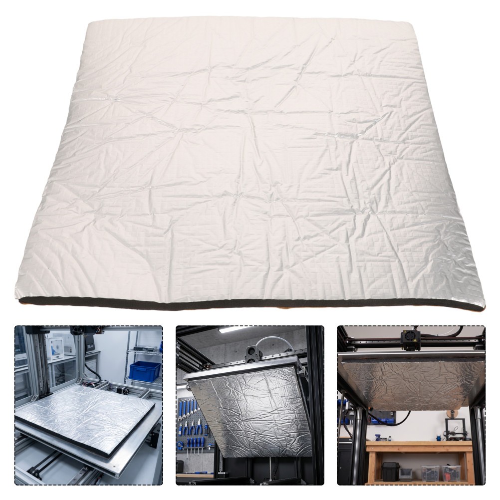 3pcs 3D Printer Platform Insulation Pad - 35x35cm Cuttable High Temperature Bed