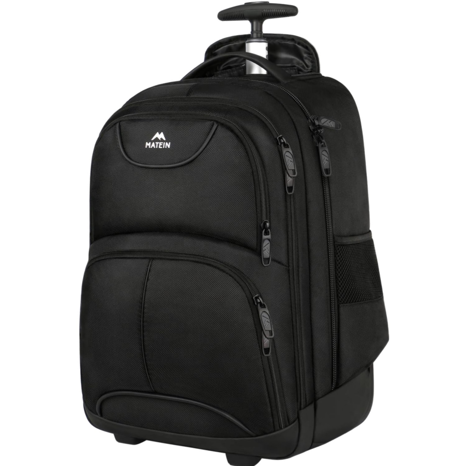 Durable Water-Resistant 17 Inch Rolling Laptop Backpack for Business & Leisure