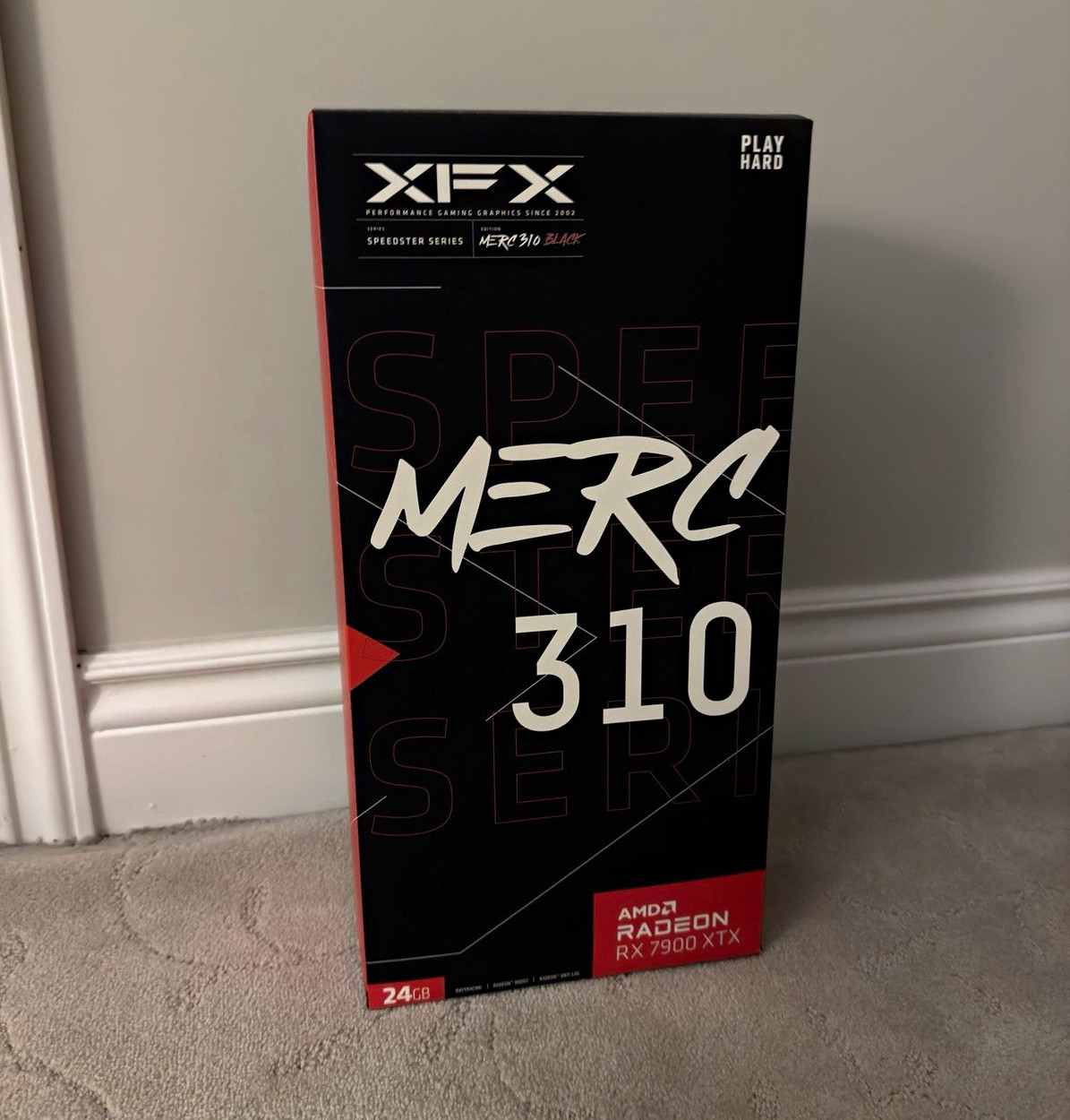XFX Speedster MERC 310 Black Radeon RX 7900 XTX 24GB GDDR6