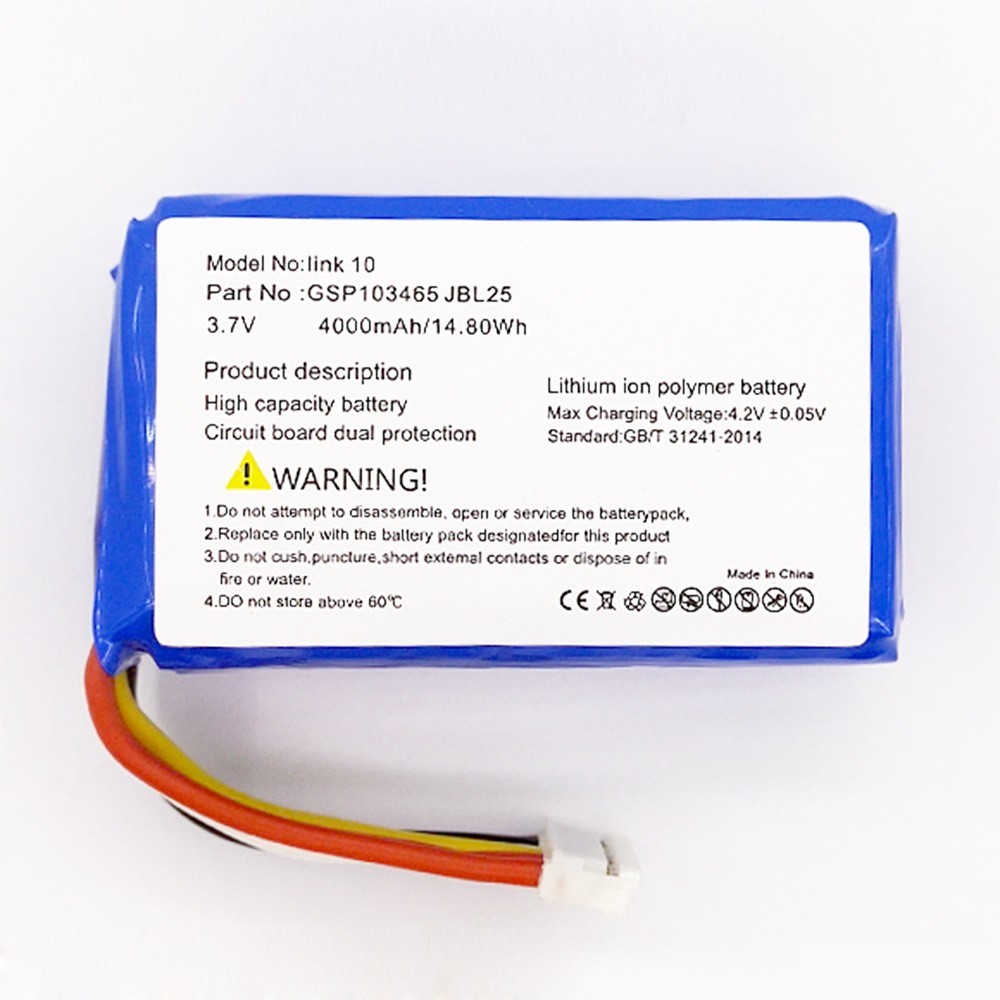 GSP103465 4000mAh Replacement Battery for JBL Link 10 Speaker 3.7V