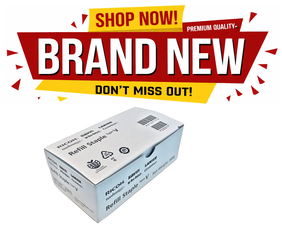 New Genuine Ricoh 416711 Type V Staple Refill Cartridge,