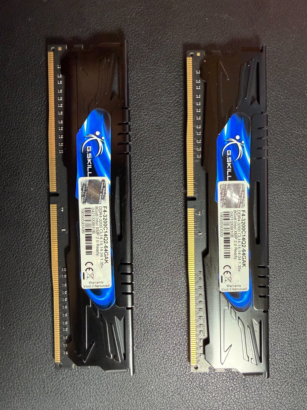 G.Skill Ares 8GB DDR4-3200 CL14 Desktop RAM (F4-3200C14Q2-64GAK)