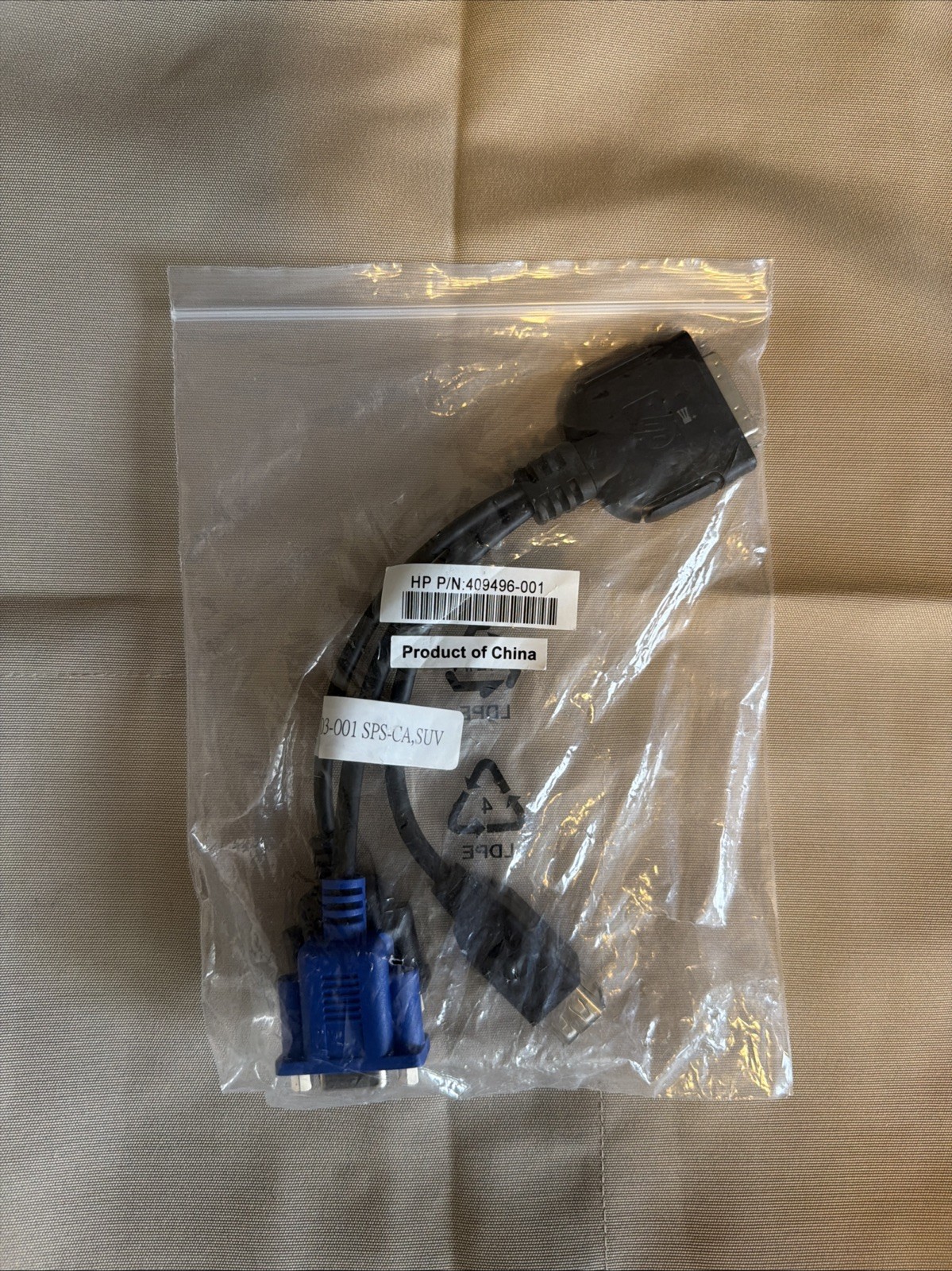HP 409496-001 Local I/O SPS-CA SUV Diagnostic Cable 4 C3000 C7000 SPN:416003-001