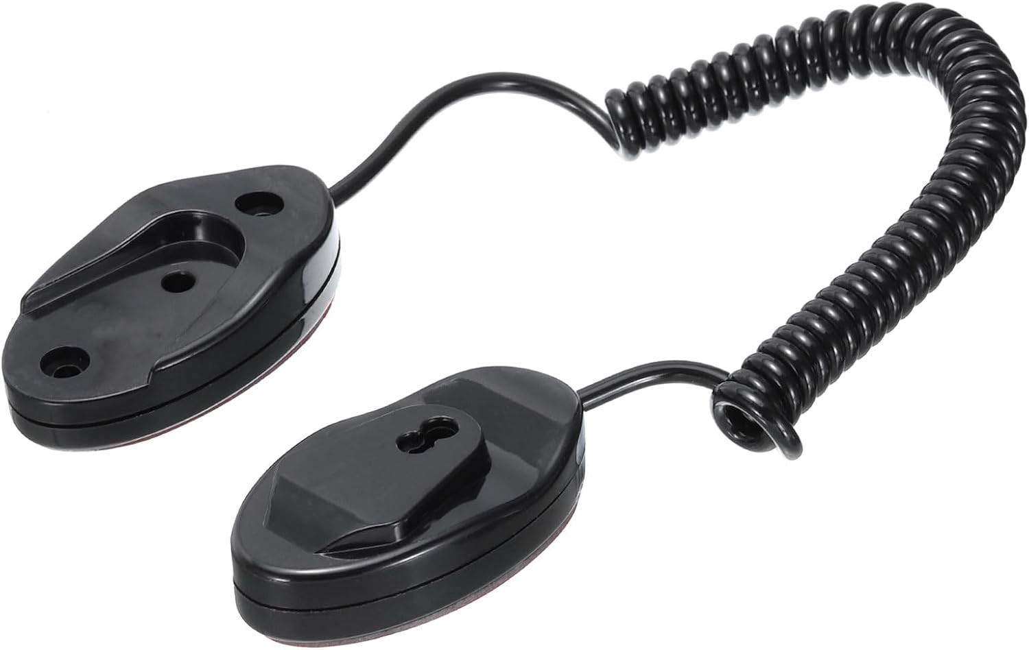 Retractable Security Cable Lock 47.24" Length Black 1Set