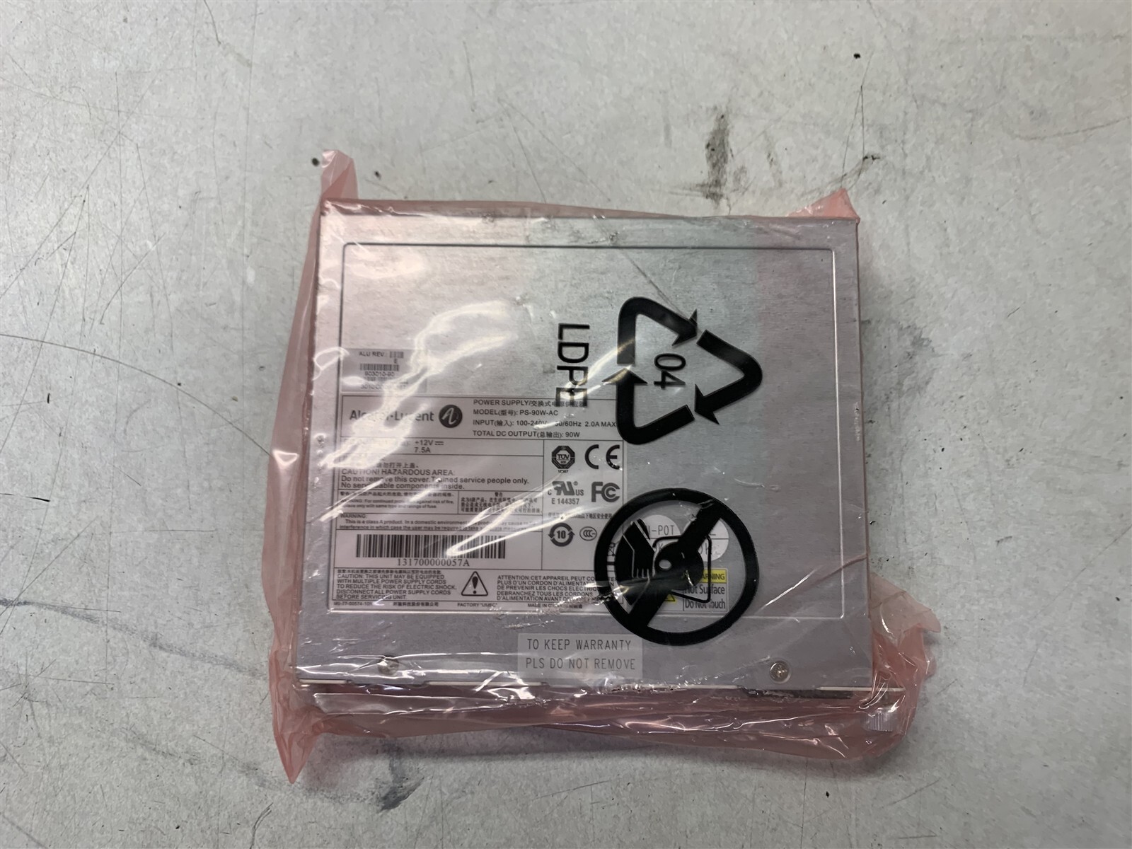 Alcatel-Lucent PS-90W-AC POWER SUPPLY