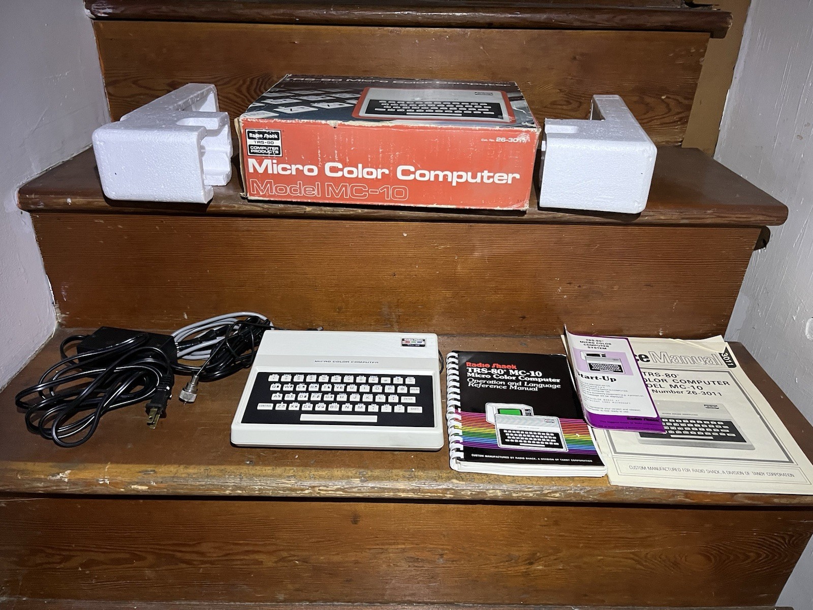 Radio Shack TRS-80 MC-10 Micro Color Computer with Box, Manuals & Power Supply