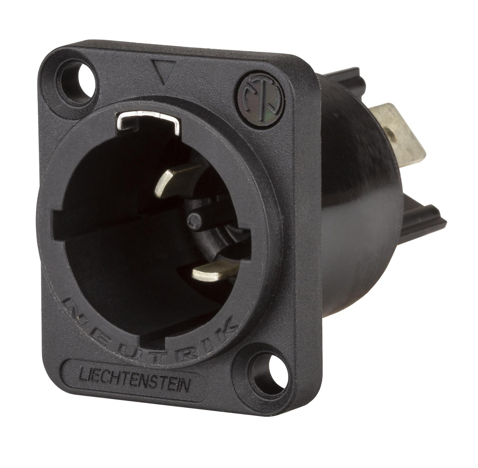 Neutrik PowerCON True1 Mains Power Chassis Connector. Male NAC3MPX. INPUT