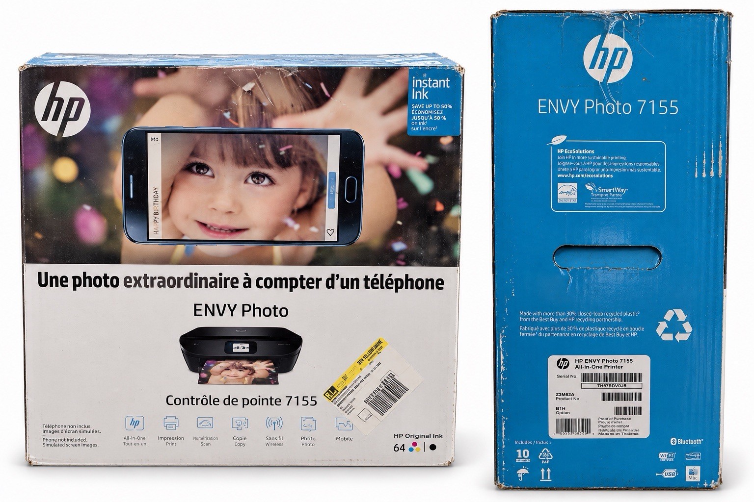HP ENVY Photo 7155 All-in-One Wireless Inkjet Photo Printer – New in Box
