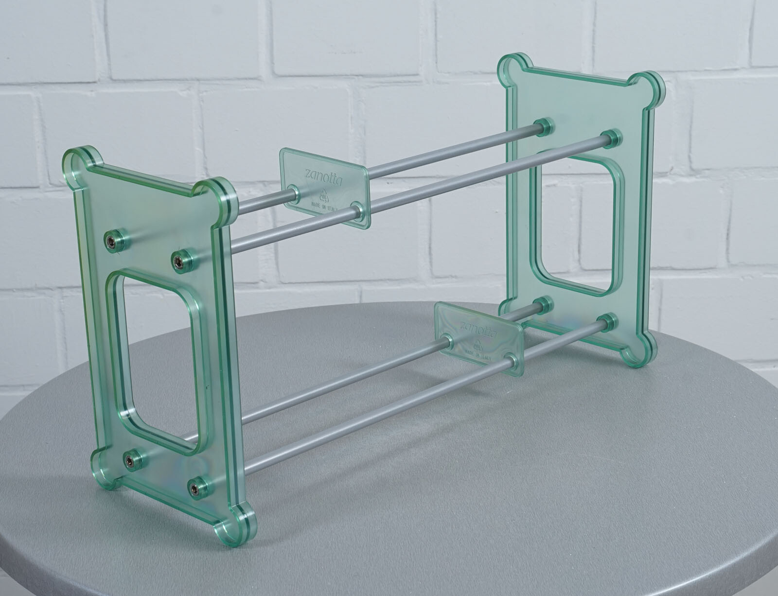 Zanotta Perspex CD Stand CD Rack Design Kuno Prey Vintage 70s 80s