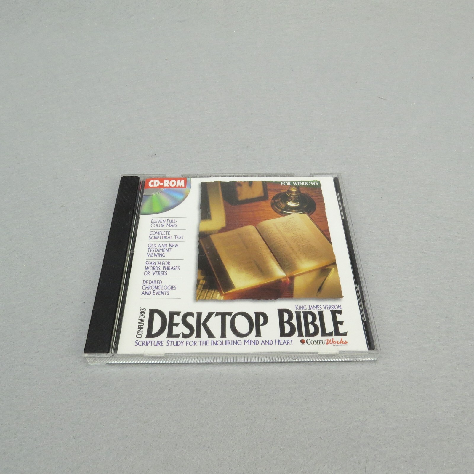 Compuworks Desktop Bible For Windows CD-ROM King James Version CD