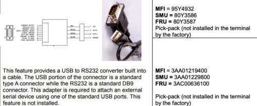 NEW C2G POS   USB to DB9 Male Serial RS232 Adapter (5 Feet, 1.52 Meters)