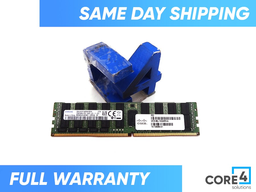 CISCO UCS-ML-1X324RV-A 32GB PC4-2400T-L 4DRX4 DDR4-L